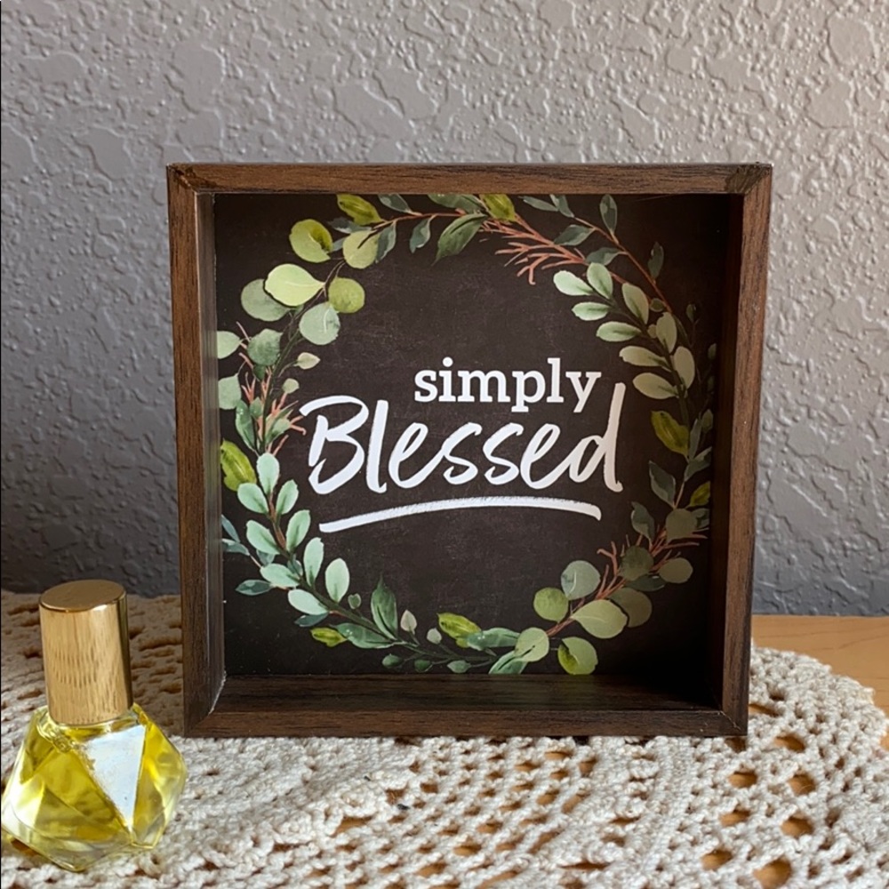 simply blessed farmhouse decor